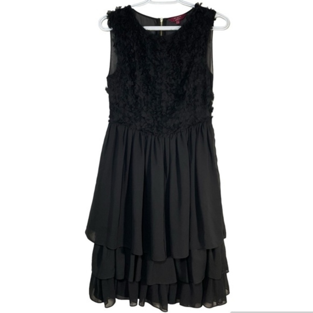Ted Baker London Black Grete Ruffle Dress size 2